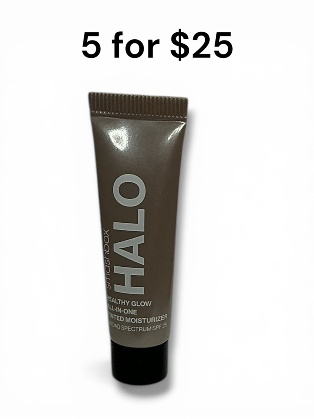 Halo Healthy Glow All-in-one Tinted
Moisturizer SPF25 Travel/Trial sz 7ml Tan-Dk